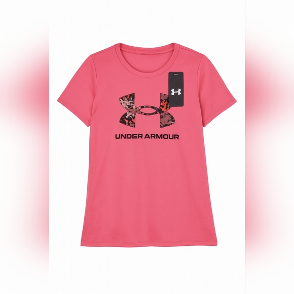 Under Armour Other - D7 - Under Armour Kids Graphic Pink Tee